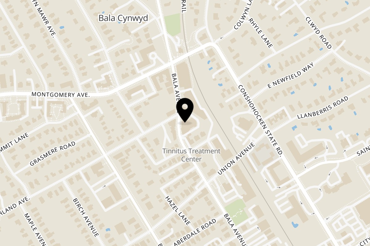 Map showing the location of Pizzeria L’Angolo Pizzeria L'Angolo Bala on 163 Bala Ave in Bala Cynwyd